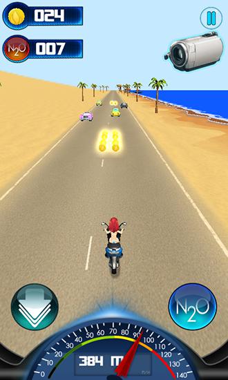 Carreras de motos en la playa 