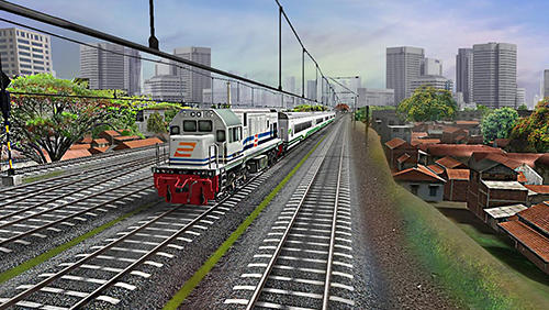 Simulador del tren de Indonesia