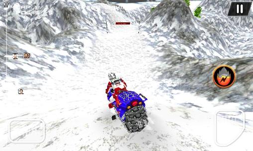 Carreras en las motos de nieve