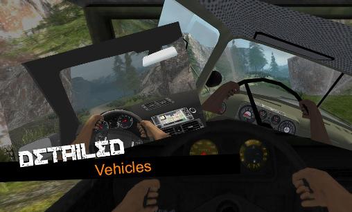 Simulador de camión en camino accidentado 2 