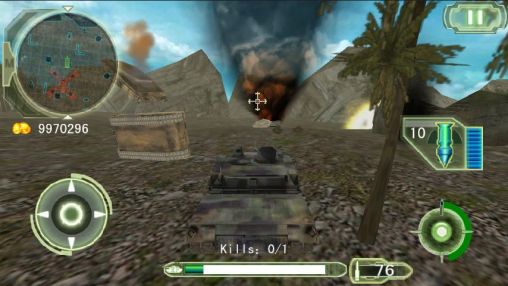 Tanque de batalla loco 3D