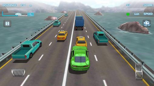 Turbo carreras 3D: Trafico nitro en la carretera
