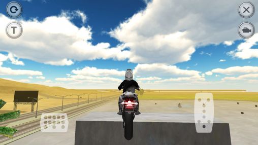 Corredor de moto extremo 3D