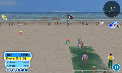 Críquet en la playa