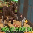 Con la juego Jalea perdida para Android, descarga gratis Angry cat vs. mouse 2016  para celular o tableta.