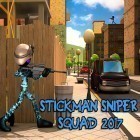 Con la juego Historia de la pizza ninja  para Android, descarga gratis Stickman sniper squad 2017  para celular o tableta.