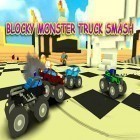 Con la juego Los Globines defensores. Acero y Madera para Android, descarga gratis Destrucción de los camiones monstruos de bloques   para celular o tableta.