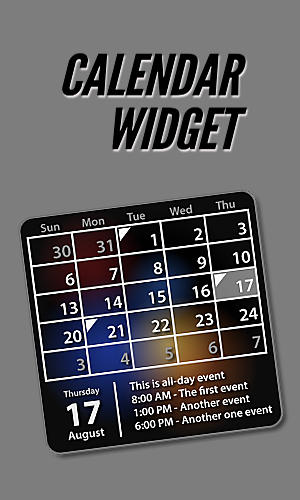 Descargar app Widget calendario  gratis para celular y tablet Android 2.2.