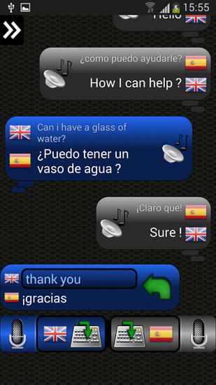 Traductor para las conversaciones  