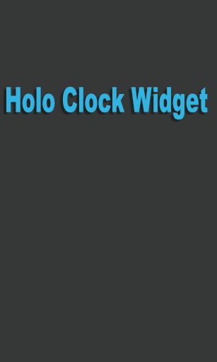 Widget  holográfico de relojes 