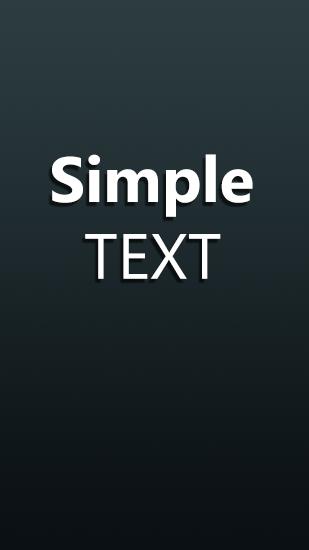 Descargar app Editores gráficos Texto simple gratis para celular y tablet Android.