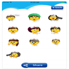 Con la juego Bob Esponja Mármol y Resbalones  para iPod, descarga gratis Adult Emoticons - Funny Emojis.