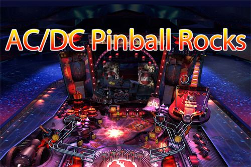 Pinball roca con un grupo de AC DC