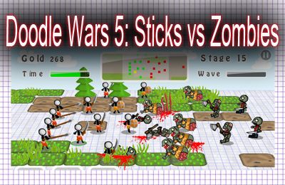 Descargar Guerras de garabatos 5: Stickmen contra Zombies  para iPhone gratis.