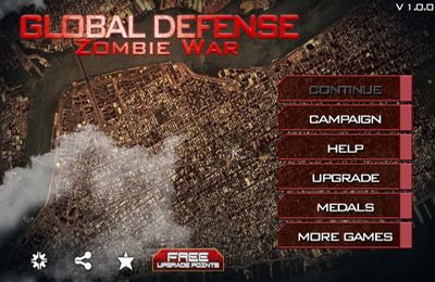 Defensa global: Guerra zombie mundial