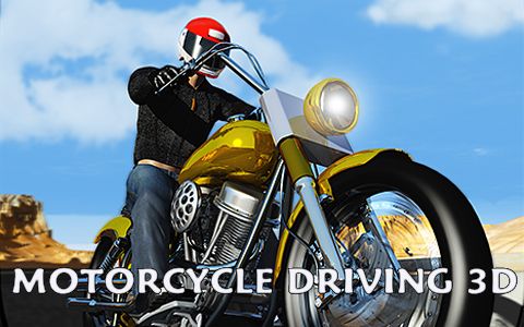 Conducción 3D de la motocicleta
