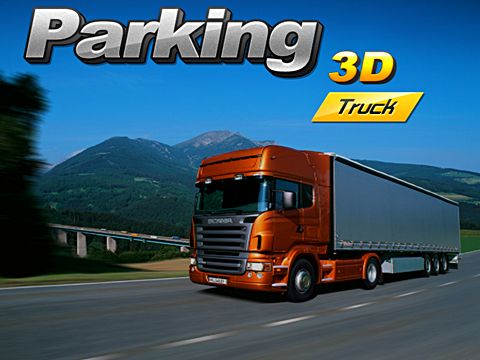 Aparcamiento de camiones 3D
