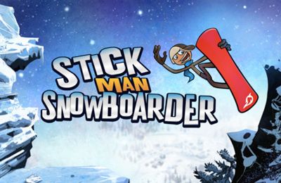 Snowboardista Stickman 