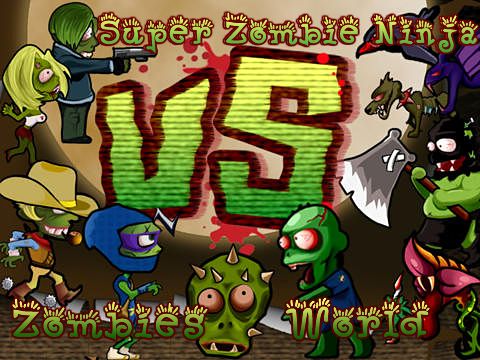 Súper zombi ninja contra el mundo de los zombis