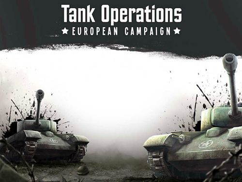 Operaciones de tanques: Campaña europea