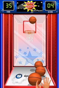 El aro de baloncesto 