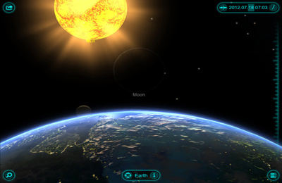 Un paseo solar: Sistema solar 3D
