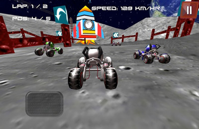 Buggy del espacio 3D (juego de carreras)