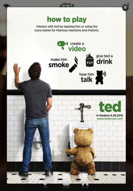 El osito Ted hablador. Sin censura 