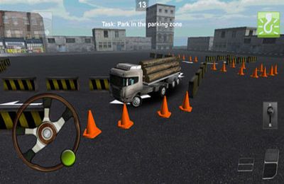 El parking de los camiones 3D