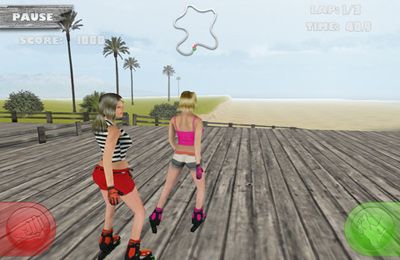 Chicas patinando 