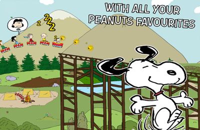 Snoopy en la montaña rusa