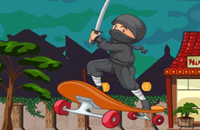 Ninja en patinete