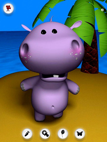 Bebé hipopótamo hablador 