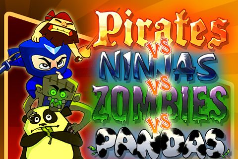 Piratas contra ninjas, zombis y pandas