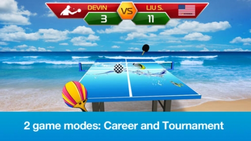 El tenis de mesa 3D - Copa del mundo virtual 