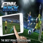 Con la juego El Rally primitivo para iPod, descarga gratis Golpe final: El mejor juego de tiros de penaltis.