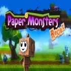 Con la juego Zombis de Halloween para iPod, descarga gratis Monstruos de papel: Recorte.