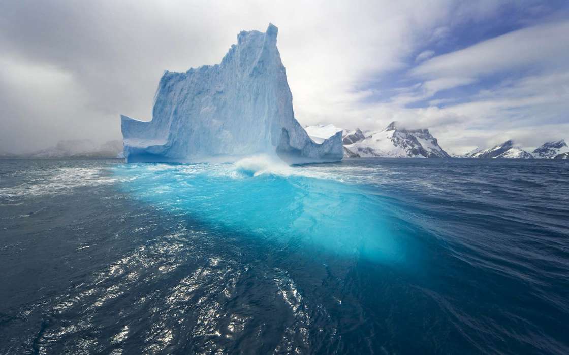 Icebergs,Mar,Paisaje