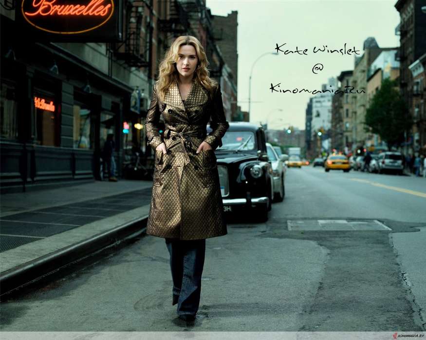 Personas,Chicas,Actores,Calles,Kate Winslet