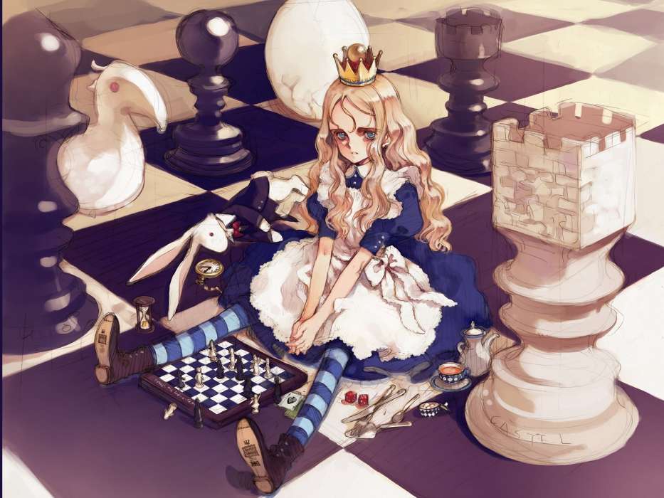 Anime,Chicas,Alice in Wonderland