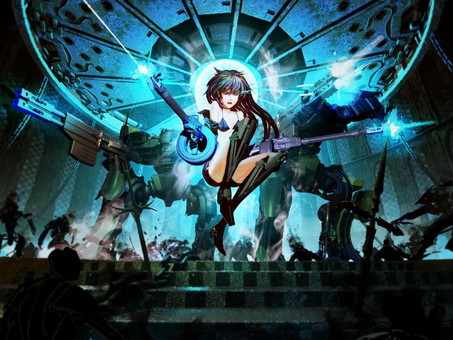 Anime,Chicas,Black Rock Shooter