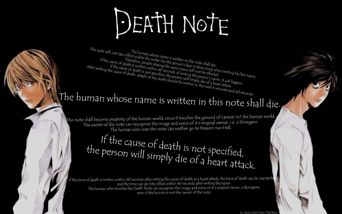 Dibujos animados,Anime,Hombres,Death Note