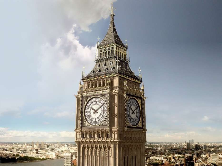 Arquitectura,Big Ben,Londres,Paisaje