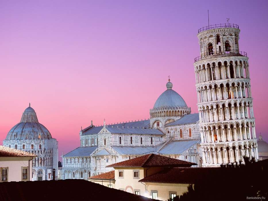 Ciudades,Arquitectura,Torre de Pisa