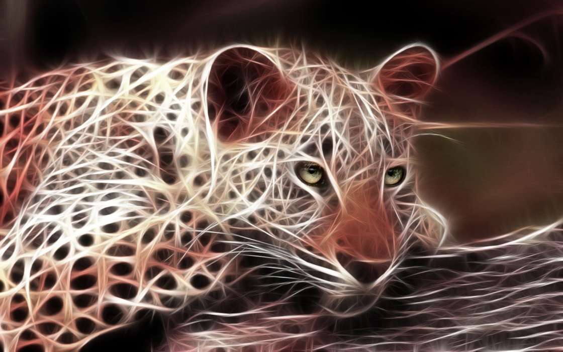 Animales,Arte,Leopardos,Imágenes