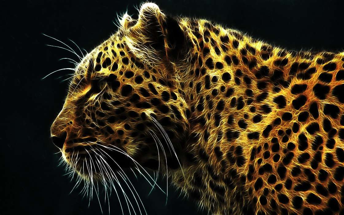 Arte,Leopardos,Animales