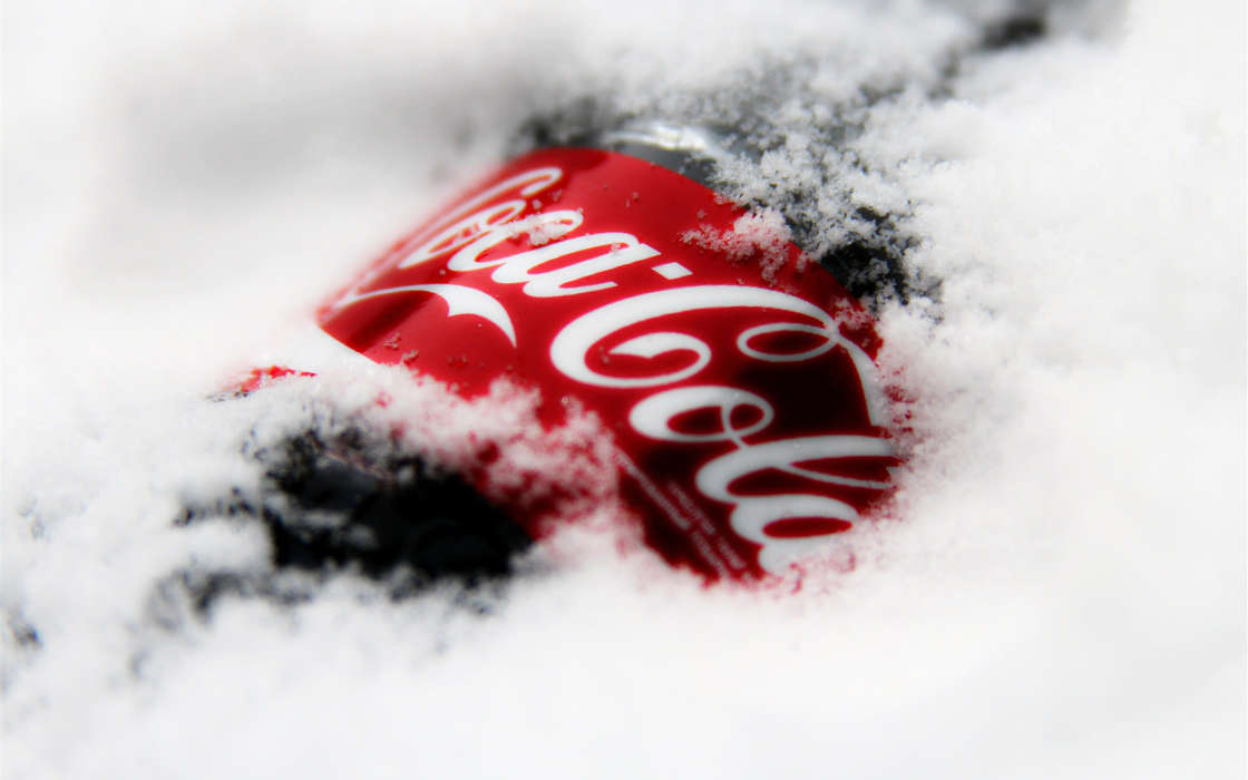 Marcas,Logos,Nieve,Coca-cola