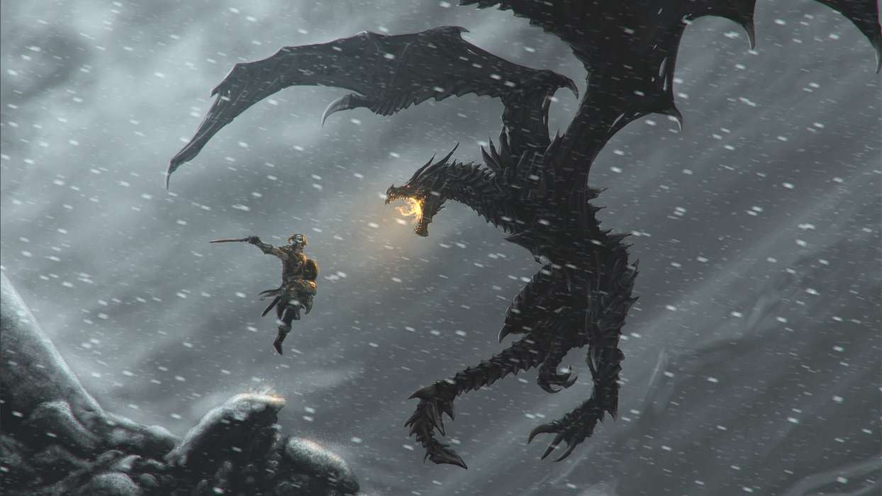 Juegos,Dragones,The Elder Scrolls