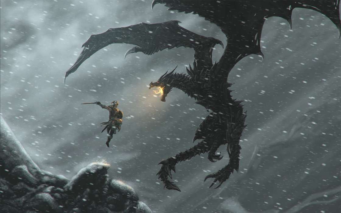 Dragones,Juegos,The Elder Scrolls