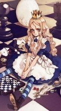 Descargar la imagen 128x160 Anime,Chicas,Alice in Wonderland para celular gratis.